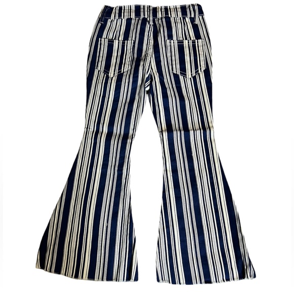 NEW Girls Striped Flares - Picture 2 of 4